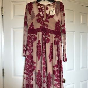 Altar’d State Soul Norrie Lace Maxi Dress